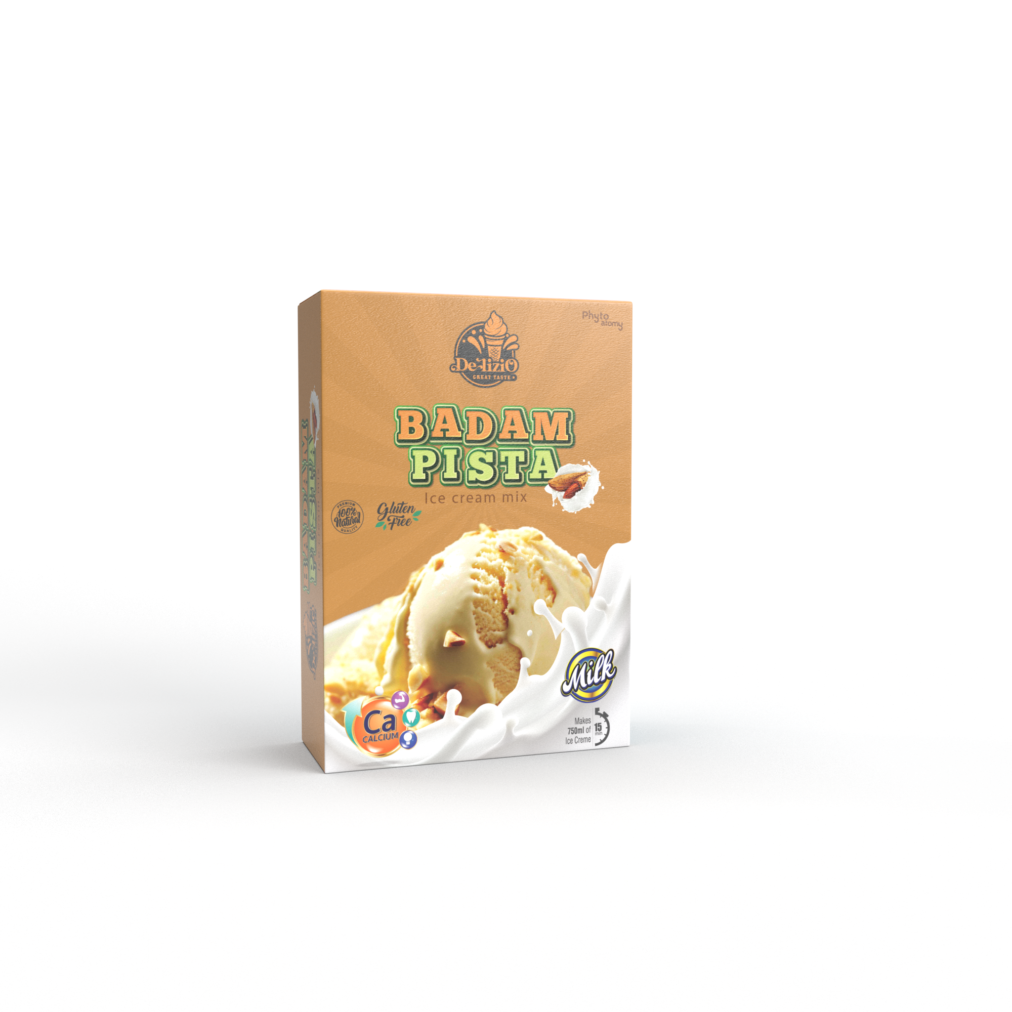 Delizio Badam Pista Ice Cream Mix 100g (F&00268)